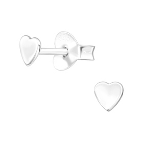 Herz Kinder Ohrringe 925 Silber