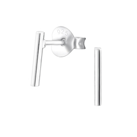 Stab Kinder Ohrringe 925 Silber