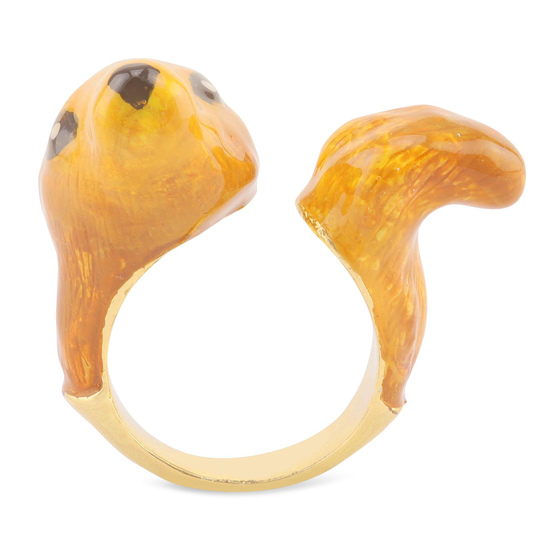 Eichhrnchen Ring vergoldet