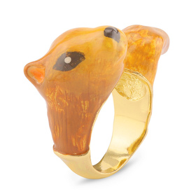 Auf dem Bild zu sehen sind Damen Ringe mit Eichhörnchen...