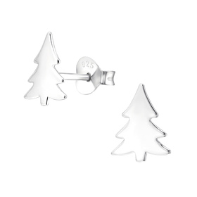 Weihnachtsbaum Kinder Ohrringe 925 Silber