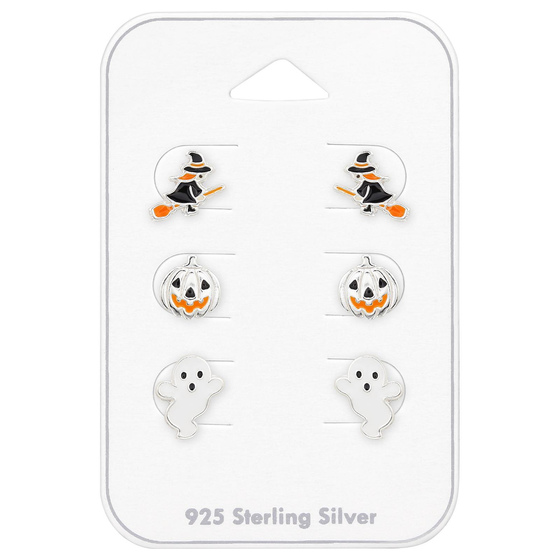 Halloween Kinderschmuck Set aus 925 Silber