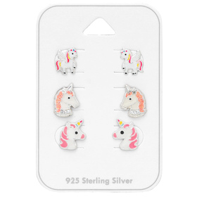 Einhorn Kinder Schmuckset 925 Silber