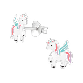 Einhorn Kinder Ohrringe 925 Silber