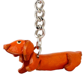 Auf dem Bild zu sehen ist ein süßer Dackel Hund aus Leder...