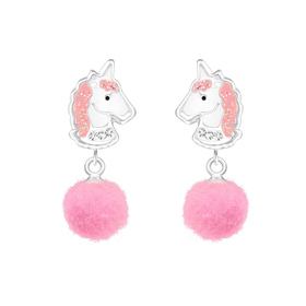 Einhorn Kinder Ohrringe 925 Silber