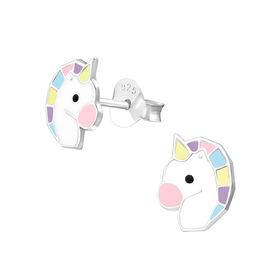 Einhorn Kinder Ohrringe 925 Silber