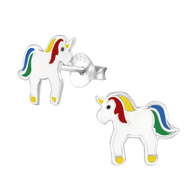 Einhorn Kinder Ohrringe 925 Silber