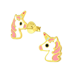 Einhorn Kinder Ohrringe 925 Silber