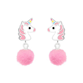 Einhorn Kinder Ohrringe 925 Silber