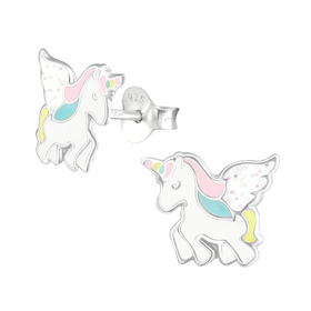 Einhorn Kinder Ohrringe 925 Silber