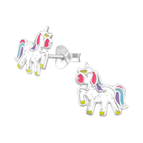Einhorn Kinder Ohrringe 925 Silber