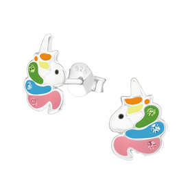 Einhorn Kinder Ohrringe 925 Silber