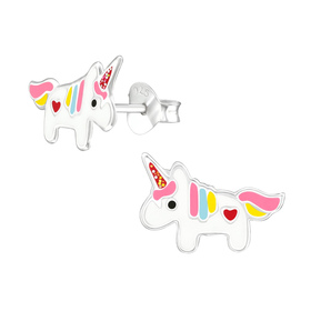 Einhorn Kinder Ohrringe 925 Silber