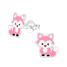 Fuchs Kinder Ohrringe 925 Silber