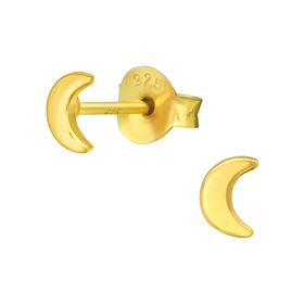 Mond Kinder Ohrringe 925 Silber