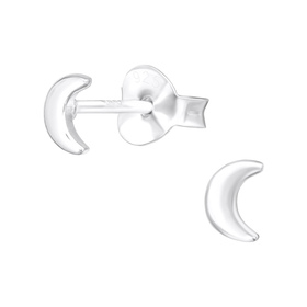 Mond Kinder Ohrringe 925 Silber