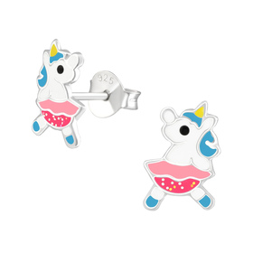Einhorn Kinder Ohrringe 925 Silber