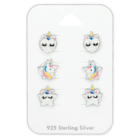 Einhorn Kinder Schmuckset 925 Silber