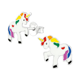 Einhorn Kinder Ohrringe 925 Silber