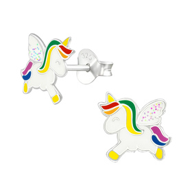 Einhorn Kinder Ohrringe 925 Silber