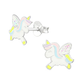 Einhorn Kinder Ohrringe 925 Silber