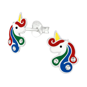 Einhorn Kinder Ohrringe 925 Silber