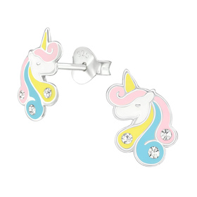 Einhorn Kinder Ohrringe 925 Silber