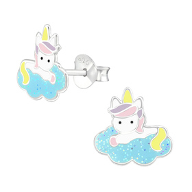 Einhorn Kinder Ohrringe 925 Silber