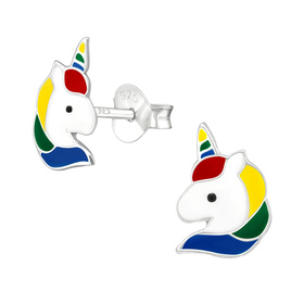 Einhorn Kinder Ohrringe 925 Silber