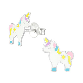 Einhorn Kinder Ohrringe 925 Silber