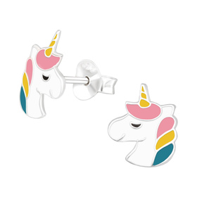 Einhorn Kinder Ohrringe 925 Silber