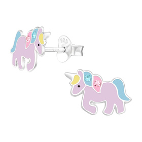 Einhorn Kinder Ohrringe 925 Silber