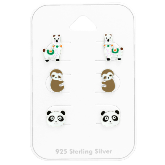 Tiere Kinder Schmuckset 925 Silber