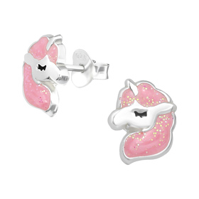 Einhorn Kinder Ohrringe 925 Silber