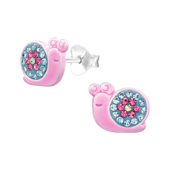 Schnecke Kinder Ohrringe 925 Silber