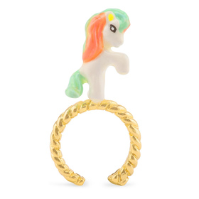 Auf dem Bild zu sehen sind Damen Ringe mit Pferd aus...