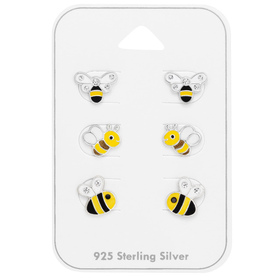 Bienen Kinder Schmuckset 925 Silber