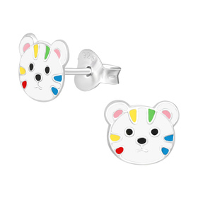 Katze Kinder Ohrringe 925 Silber