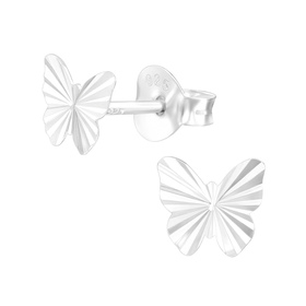 Schmetterling Kinder Ohrringe 925 Silber
