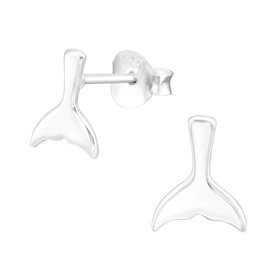 Walflossen Kinder Ohrringe 925 Silber
