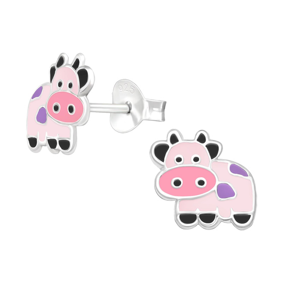 Kuh Kinder Ohrringe 925 Silber