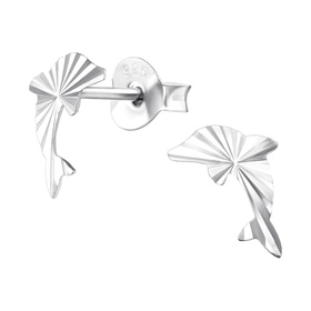 Delfin Kinder Ohrringe 925 Silber
