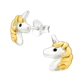 Einhorn Kinder Ohrringe 925 Silber