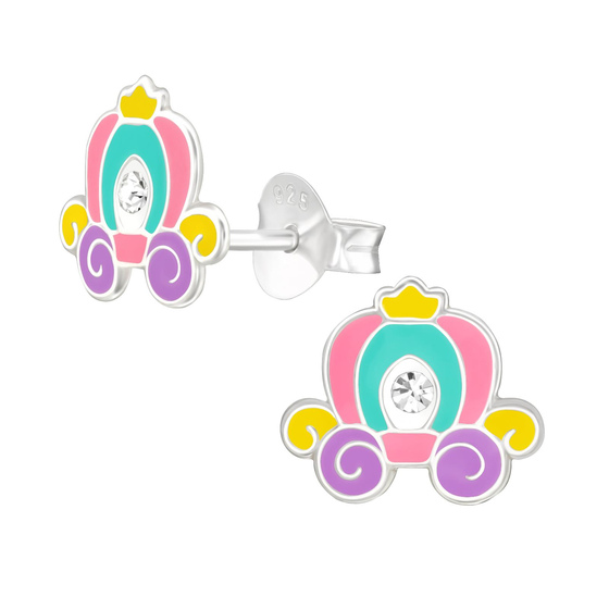 K�rbiskutsche Kinder Ohrringe 925 Silber