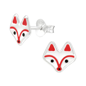 Fuchs Kinder Ohrringe 925 Silber