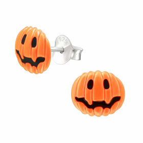K�rbis Kinder Ohrringe 925 Silber