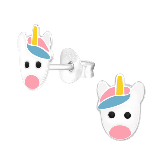 Einhorn Kinder Ohrringe 925 Silber