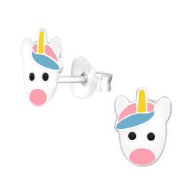 Einhorn Kinder Ohrringe 925 Silber