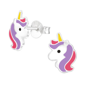 Einhorn Kinder Ohrringe 925 Silber